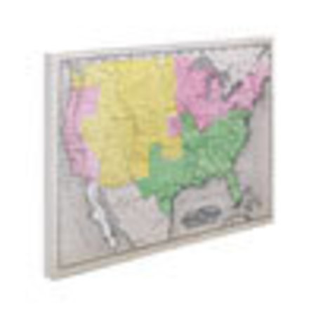 Trademark Fine Art 'Map of the United States in 1861' Canvas Art, 14x19 BL00637-C1419GG
